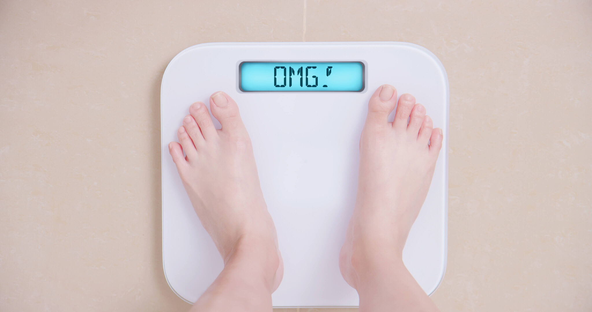 Put on scales. Put on scales