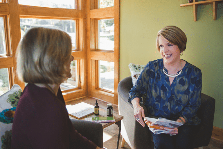 Dr. Anna Garrett functional coaching in Asheville, NC for midlife women in perimenopause or menopause.